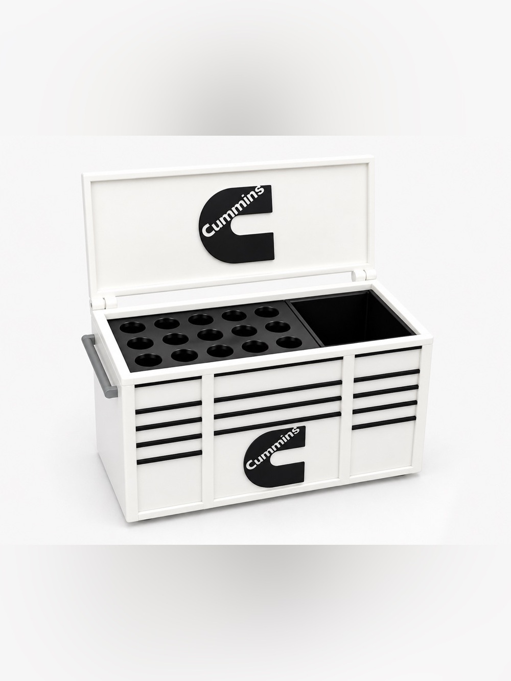Cummins Mini Toolbox Pen And Trinket Holder Desk Top Organizer